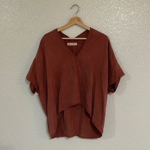 Hackwith Design House cropped V-neck dolman, Size L